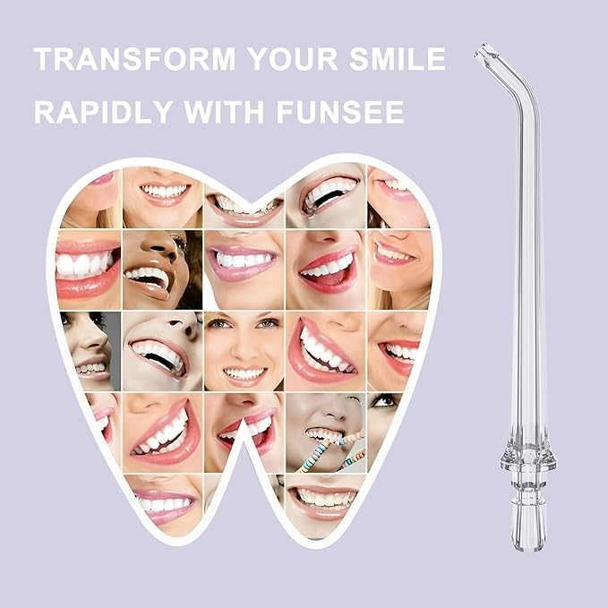 Replacement Head for AquaSonic Icon Water Flosser, Replacement Tips Oral Irrigator Jet Tips,Only Compatible AquaSonic Icon Water Flosser(5 Classic Jet Tips)