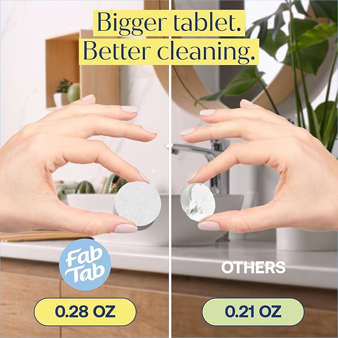 Fab Tab Foaming Hand Soap Kit - Natural Hand Soap - Bathroom Hand Wash - Plant-Based - No Harsh Chemicals - Scentless - 4 Pack. Makes 4 x 11.9 fl oz (Bottle Not Included)