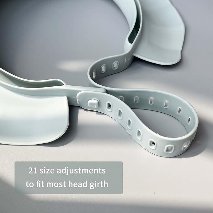 KOMIDK Baby Kids Shower Cap Shampoo Bath Bathing Hat Silicone Adjustable Washing Hair Shower Bathing Protection Shower Cap for Toddler, Baby, Kid, Children (Blue)