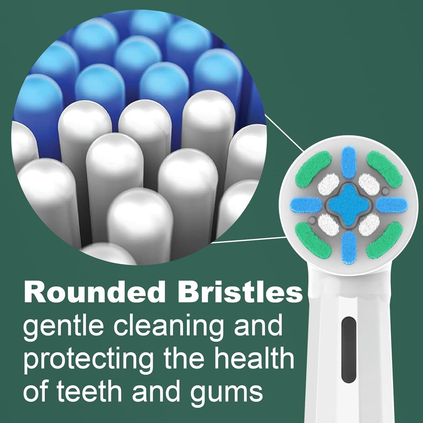 10 Pack White IO Replacement Heads Compatible with Oral b iO 2/3/4/5/6/7/8/9/10 Series Electric Toothbrush