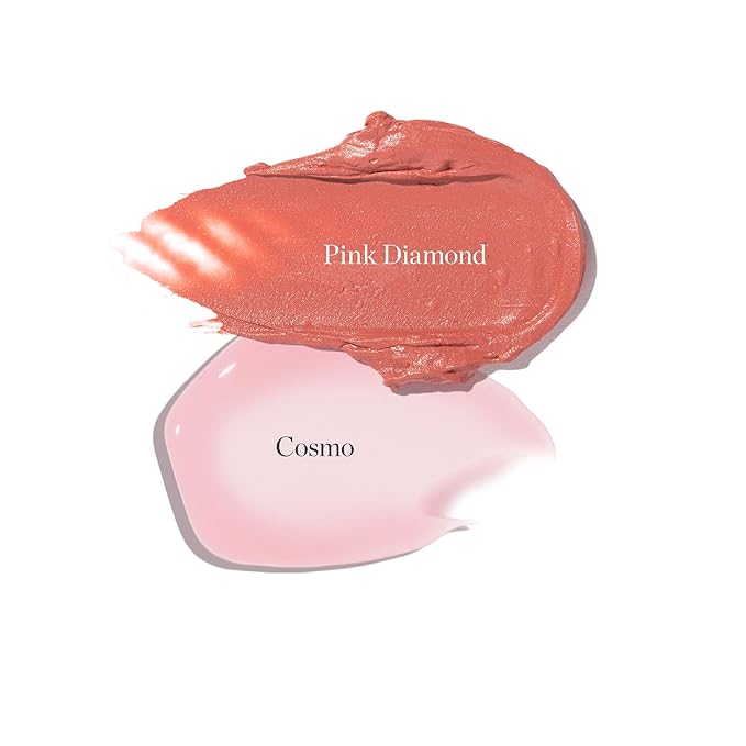 Ogee Twilight Bloom - Pink Diamond Face Stick & Cosmo Lip Gloss Duo - Limited Edition Holiday Makeup Gift Set - Certified Organic & Skincare-Infused