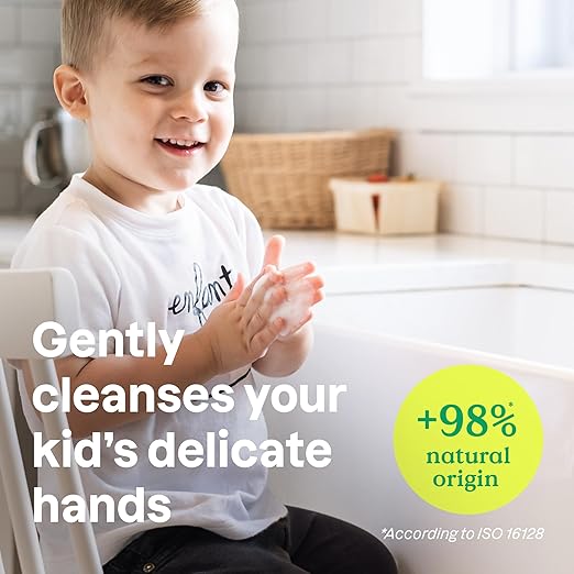 ATTITUDE Foaming Hand Soap for Kids, EWG Verified, Dermatologically Tested, Plant- and Mineral-Based Ingredients, Vegan, Mango, 10 Fl Oz (Pack of 3)