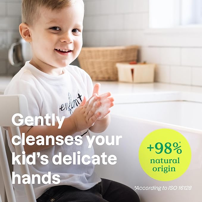 ATTITUDE Foaming Hand Soap for Kids, EWG Verified, Dermatologically Tested, Plant- and Mineral-Based Ingredients, Vegan, Blueberry, 10 Fl Oz (Pack of 6)