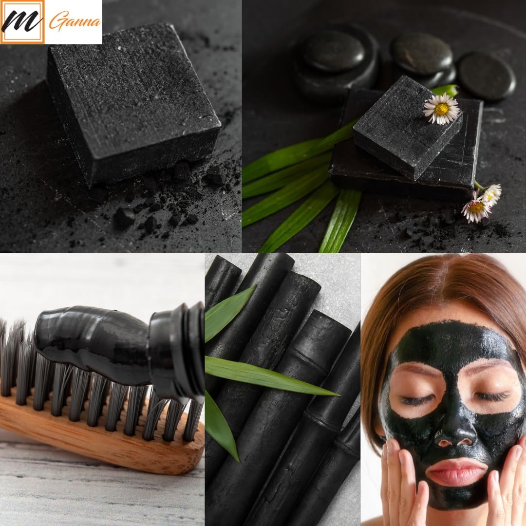 Activated Bamboo Charcoal 100g / 0.22lbs for Teeth Cleaning, Face Masks, Scrubs and Soap Making