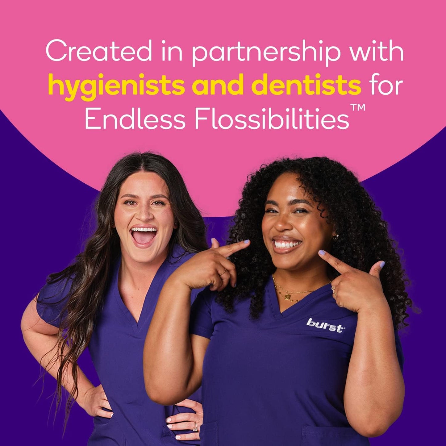 BURST Kids Flossers (90 Count/1 Pack) | Strawberry Aroma | Toddler Dental Flossable Picks with Ergonomic Design | No-Slip Grip | Smiley Face and Fun Colors