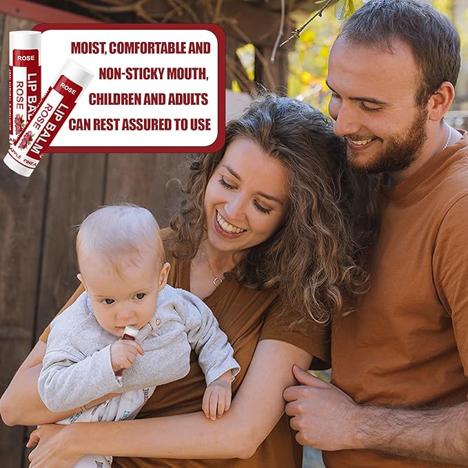 Yopela 42 Pack Natural Lip Balm Bulk with Vitamin E and Coconut Oil - Moisturizing, Soothing, and Repairing Dry and Chapped Lips Valentine's Gift - 14 Flavors - Non-GMO