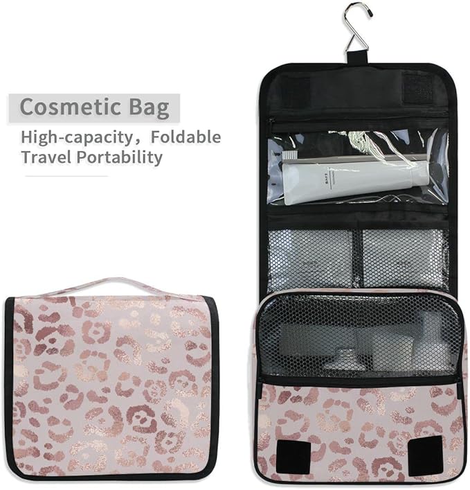 senya Hanging Travel Toiletry Bag Kit Makeup Case Cosmetics Organizer for Men Women