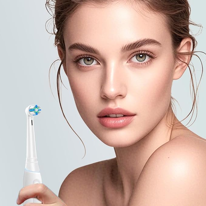 12 PCS IO Replacement Heads Compatible with Oral b IO 2/3/4/5/6/7/8/9/10 Series Electric Toothbrush, Brush Heads Refills Compatible with Oral B IO (White)