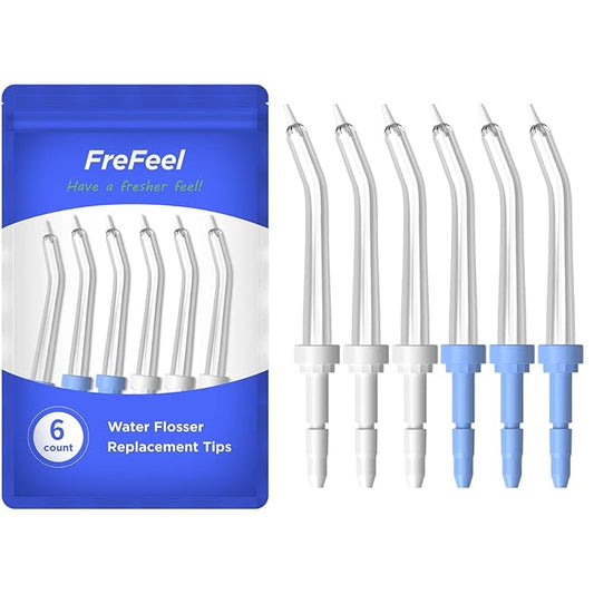 Replacement Heads for Waterpik, Replacement Picks for Water Pik Water Flosser (6 Periodontal Tips)