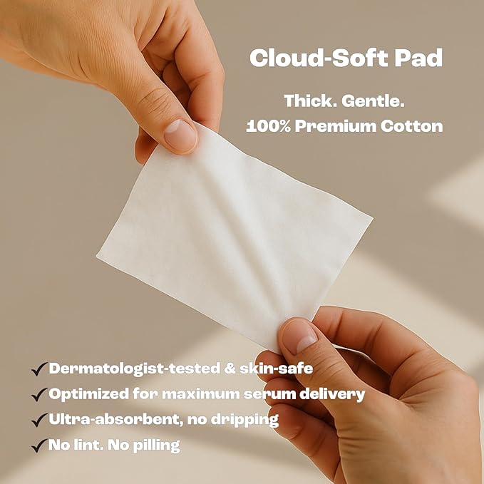 Hydracalm & Aquafresh Facial Cleansing Pads – 80 Individually Wrapped Cotton Wipes | On-the-Go Face Wipes for Travel, Gym & Daily Skincare | Hydrating + Oil-Control Cleansing Pads for All Skin Types