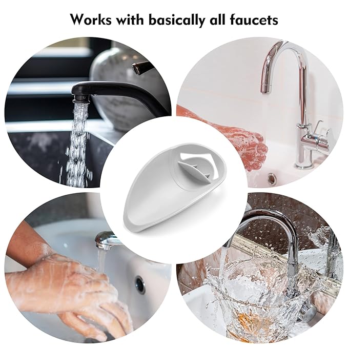 3Pcs Faucet Extender for Toddlers, Adjustable Faucet Extender for Bathroom Sink, Splash Proof Faucet Extender for Children's Hand Washing, Tooth Brushing