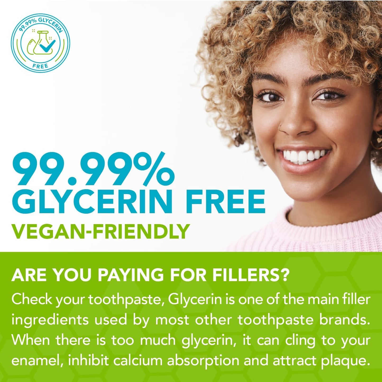 Nano hydroxyapatite Toothpaste Fluoride Free; Dentist Formulated Pro Remineralizing Toothpaste Plus Anti Cavity Xylitol, Tooth Remineralization for Sensitive Teeth & Enamel Support in Citrus Blast