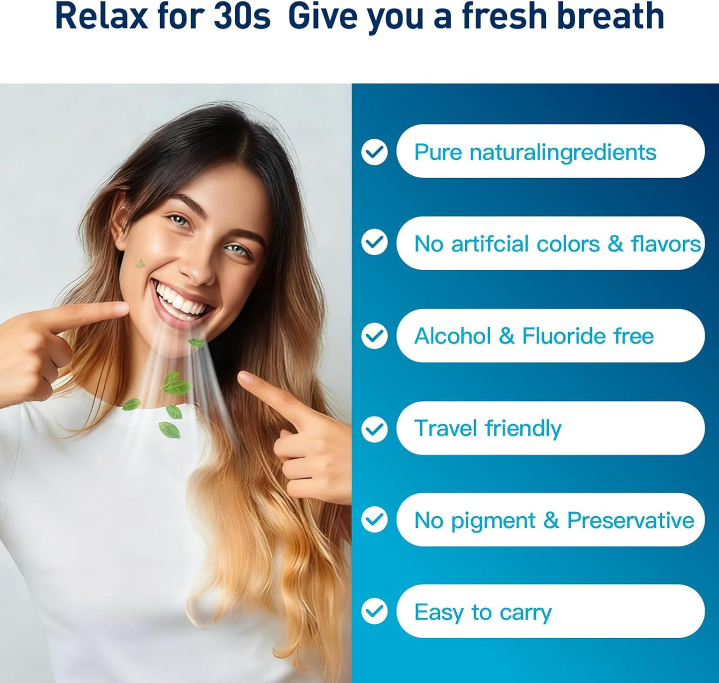 Mouthwash Travel Size Portable Packets to Go, Alcohol Fluoride Free Strong Mint for Travel Essentials, Travel Mouth Wash for Superior Oral Hygiene, 20 Individual Travel Mouthwash Packets (Pack of 20)