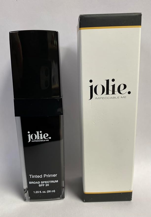 Jolie Tinted Foundation Face Primer SPF 20 Sunscreen, Supreme Hydration - All Skin Types (Fair)