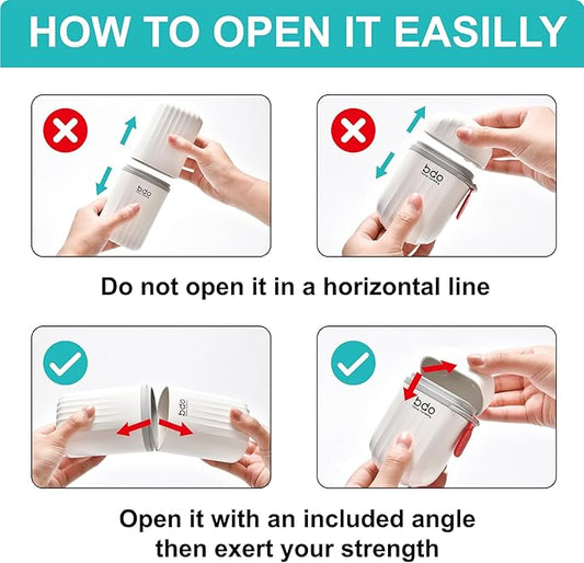 VITVITI White Toothbrush Travel Case, Portable Travel Soap Container Leakproof Dish Tray,7.88 inch Toothpaste Toothbrush Holder with Cover for Trip/Bathroom/Camping