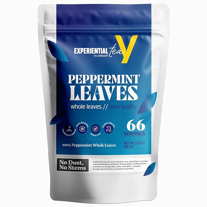 PEPPERMINT BLISS Premium Herbal Tea HARVESTED FROM THE HEART OF MOROCCO