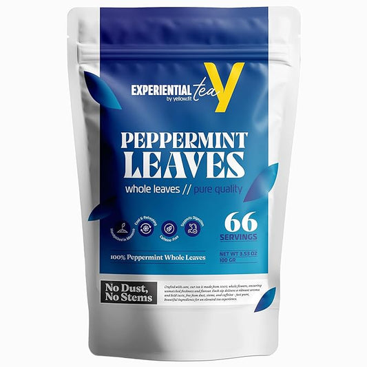 PEPPERMINT BLISS Premium Herbal Tea HARVESTED FROM THE HEART OF MOROCCO