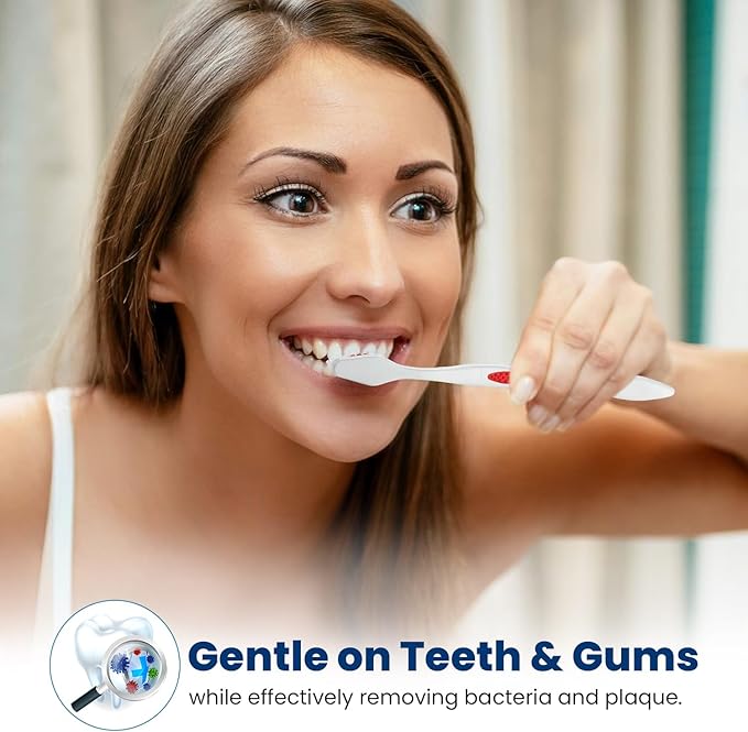 150 Toothbrushes Bulk Wholesale Quantity Standard Size, Dental Care Toiletries, Medium Soft Bristles, Individually Wrapped, Homeless Care, Disposable Use, Hotels, Travel