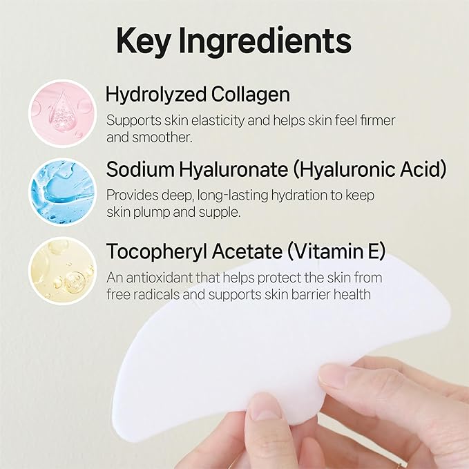 Labottach Forehead Wrinkle Patches Overnight 12ct Korean Hydrogel Anti Wrinkle Patches with Collagen and Vitamin E for Forehead Wrinkles and Frown Lines