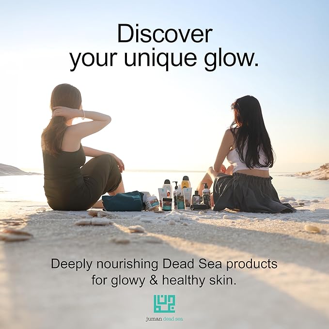 Juman Dead Sea Minerals Lip Gift Set | With Essential Oils | Exfoliating Lip Scrub & Moisturizer Set | Mastic & Cinnamon | Vegan | SLS & Paraben-Free | Great as a Gift