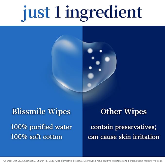 Individual Travel Wipes - 100% Water - Hand, Face & Body - Unscented Wet Wipes for Baby & Adult with Sensitive Skin - Mini Feminine Wipes for Women - Individually Wrapped, On the Go Essentials - 22 Ct