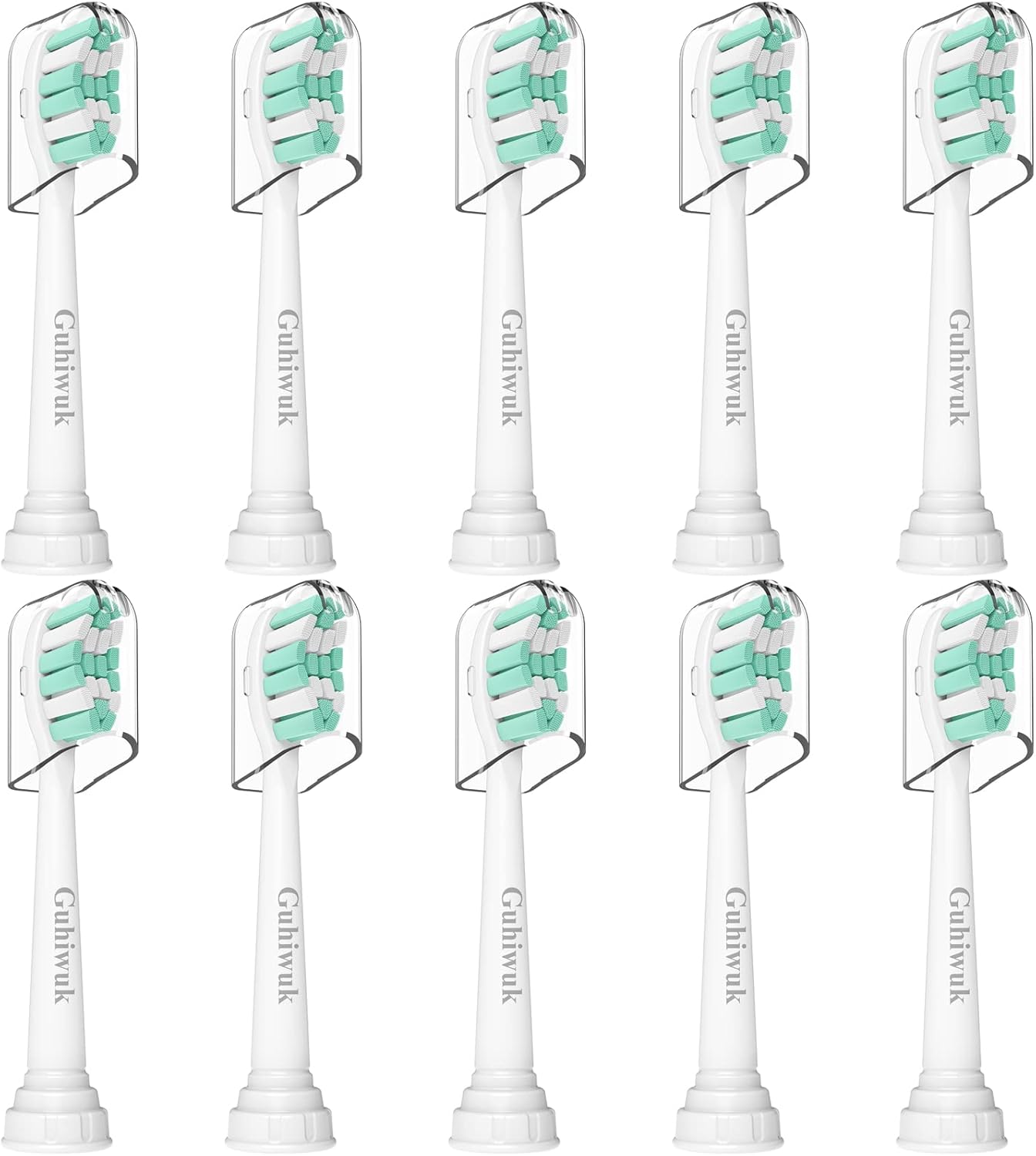 Replacement Toothbrush Heads for Philips Sonicare: Electric Toothbrush Replacement Heads Compatible with Sonicare Plaque Control ProtectiveClean 4100 5100 6100 C2 G2 W2,10 Pack