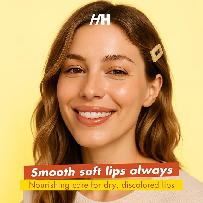 Handmade Heroes Turmeric Lip Scrub with Vitamin C – 100% Natural Vegan Exfoliant for Dark Dry Chapped Lips – Deep Conditioning Sugar Polish 1oz