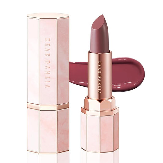 DEARDAHLIA Lip Paradise Sensual Lip Glow (Diana) - Weightless Hydrating Vegan Lipstick with Glossy Finish, Natural Radiant Glow & Shea Butter Nourishment. 0.11 oz