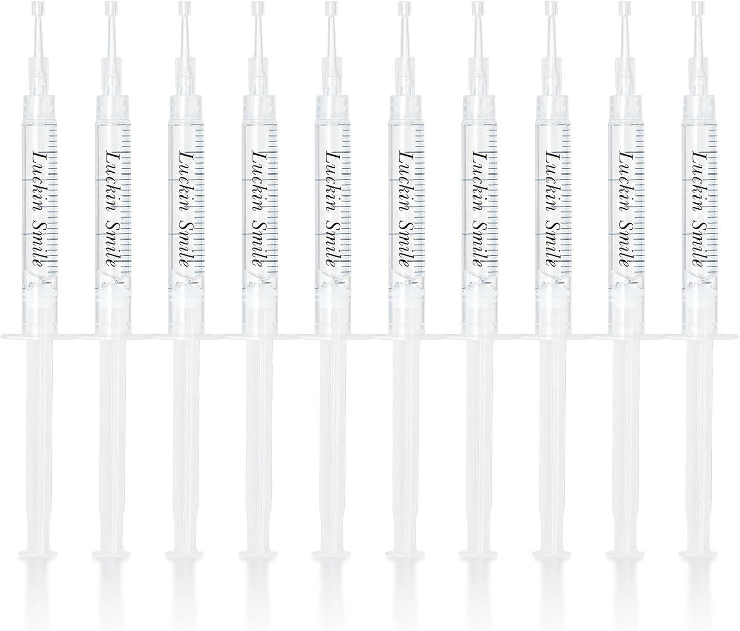 LUCKIN SMILE 10 * 3ML Teeth Whitening Gel Refill, 44% Carbamide Peroxide Suitable for Sensitive Teeth Whitening, 60 Whitening Treatments, Teeth Whiteners Used in Conjunction with Teeth Whitening Kit