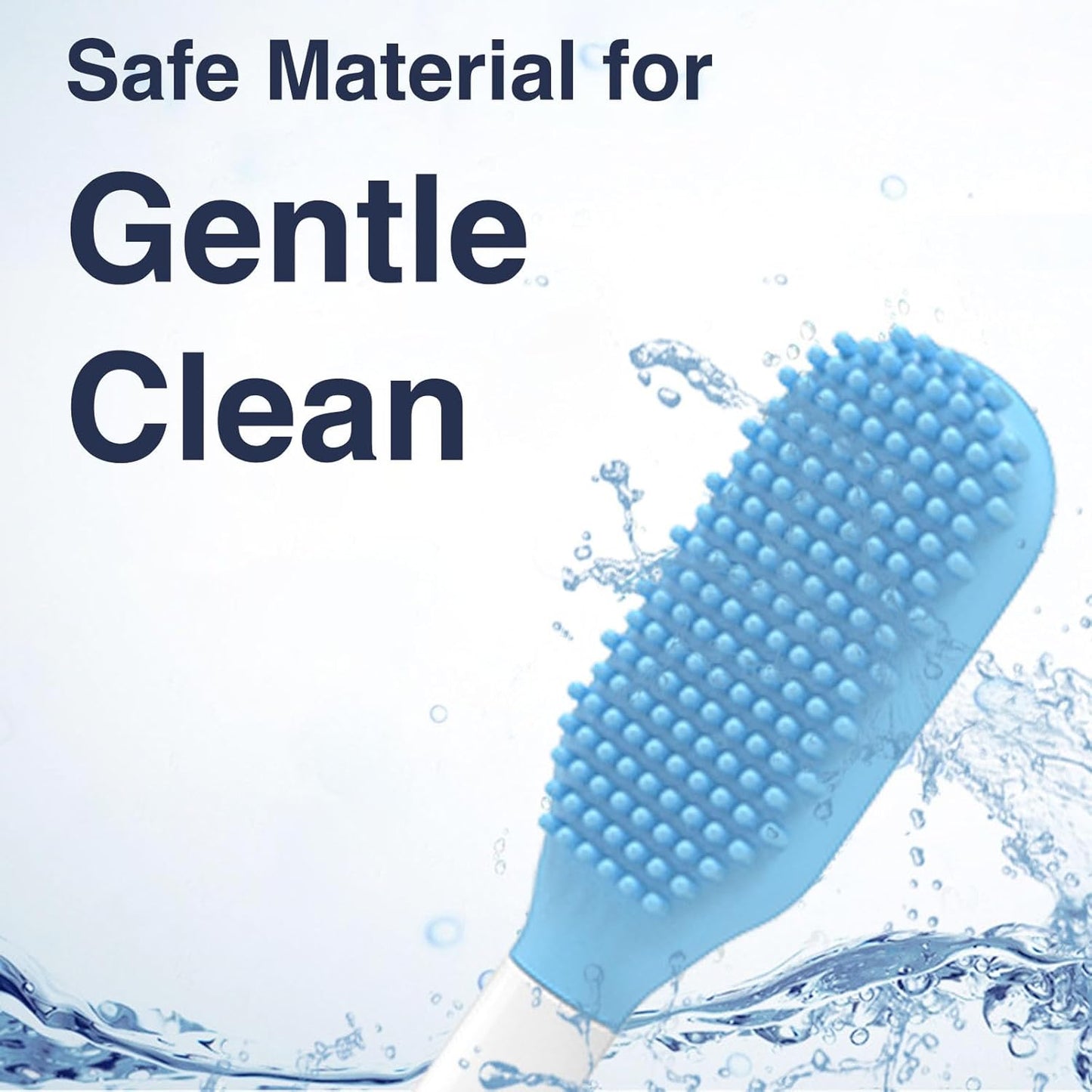 Tongue Scraper Heads for Philips Sonicare Click-On Handles – Gentle & Effective Tongue Cleaner, Fresh Breath, 3 Pack, Replacement Brush Heads (White, Click-On Handles)