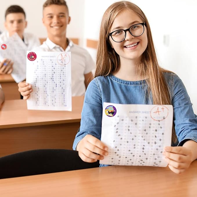 2000Pcs Reward Stickers, 4Rolls Animal Styles Teacher Motivational Sticker for School Classroom Supplies