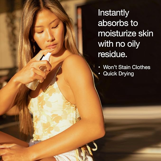 HUME SUPERNATURAL Dry Body Oil Spray - Moisturizing Oil for Dry Skin, After Shower Body Oils for Women and Men, Nourishing, Hydration, Glow, Vanilla Daze, 2-Pack