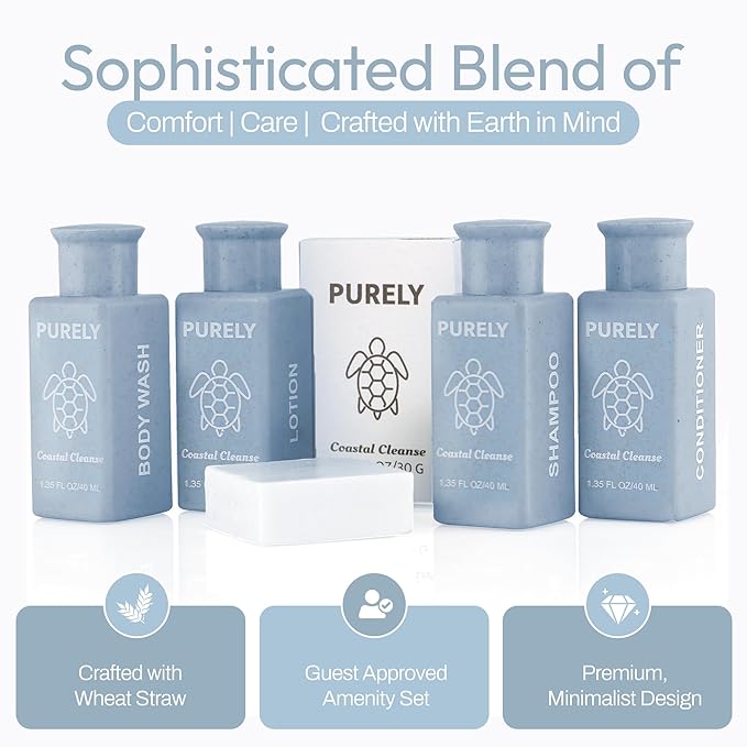 150 piece set | Hotel Soaps and Toiletries Bulk set | Airbnb Essentials for Hosts | Mini Travel Size Shampoo and Conditioner Sets | Bulk Travel Size Toiletries | Homeless Supplies Bulk Amenities