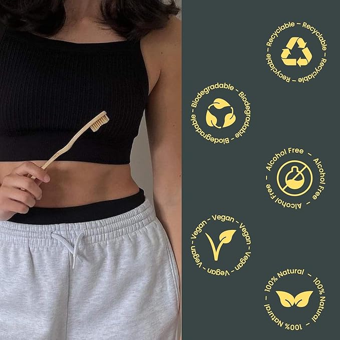 Nudge Toothpaste Tablets, 10% Nano Hydroxyapatite Remin+ Formula, Fluoride-Free, SLS-Free, All-Natural, Natural Whitening & Remineralizing, TSA-Approved, Mild Mint, 62 Tabs