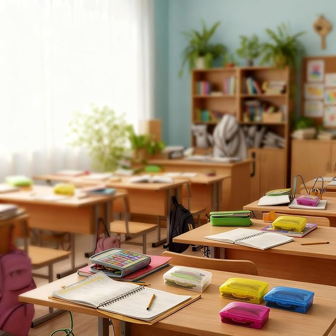 24 Pcs Travel Soap Container Portable Plastic Soap Boxes Bulk with Lid Homeless Donations Bulk Gym Shower Tour Groups Hotel Outdoor Camping (Mixing Colors)