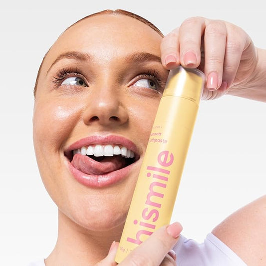 Hismile Banana Flavoured Toothpaste | Flavored Toothpaste Range | Fluoride Formula | Banana Flavour