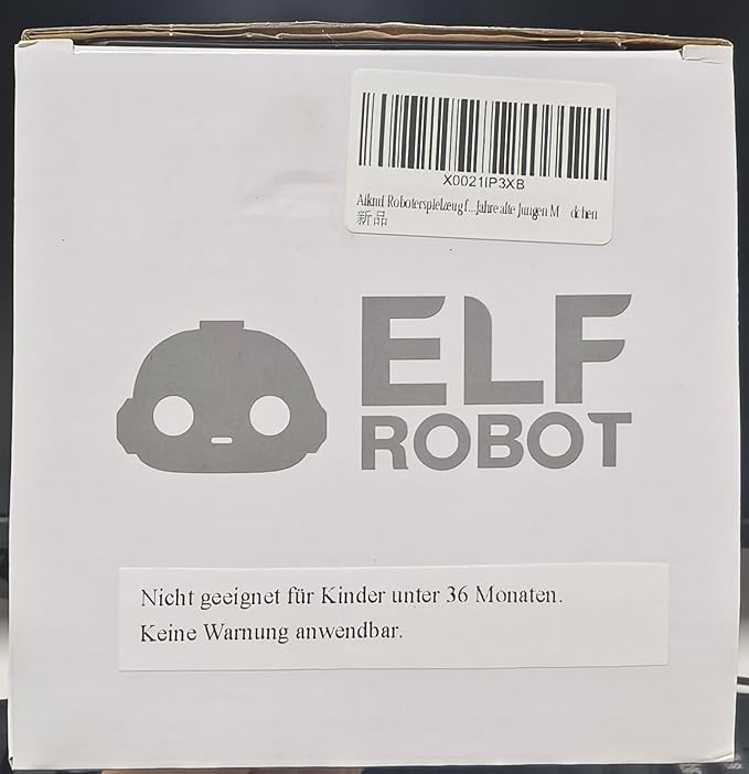 Aikmi Robot Toys for Kids 5-7, Rechargeable Remote Control Robot with Projector Night Light for Kids, Gesture Sensor, Music, Toys for 6 Year Old Boys Girls Birthday Present Boy Toy (White)