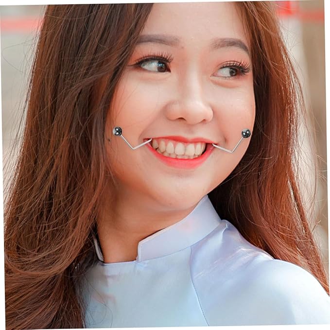 Mikinona 2pairs Maker Tool for Cheeks Portable Trainer Face Exerciser for Natural-looking Easy to Use Facial Beauty Tool for Daily Training