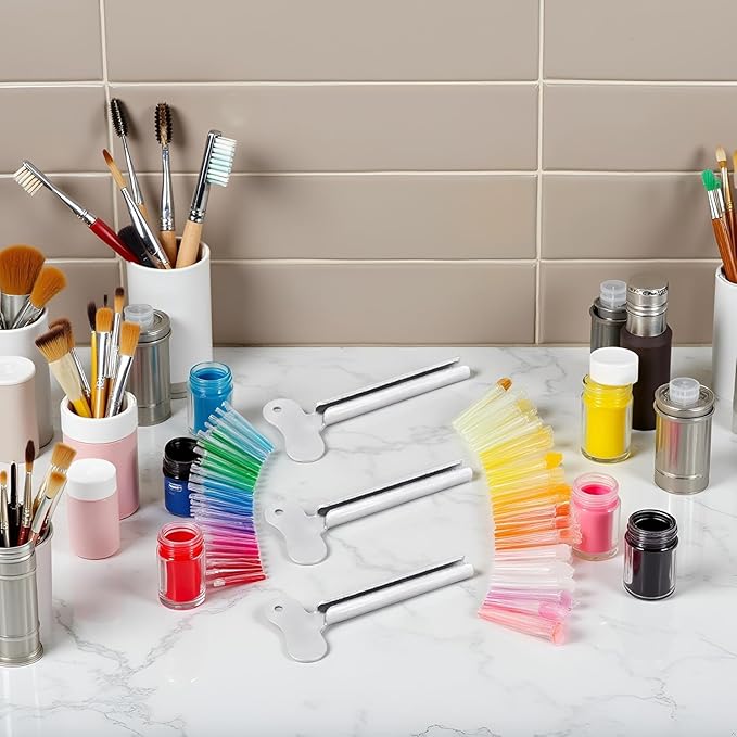 3 Pcs Silver Metal Tube Squeezer Keys, Tube Toothpaste Squeezer Keys Metal Hair Dye Color Key Roller Dispenser Tools, Daily Living Tube Squeezing Aids