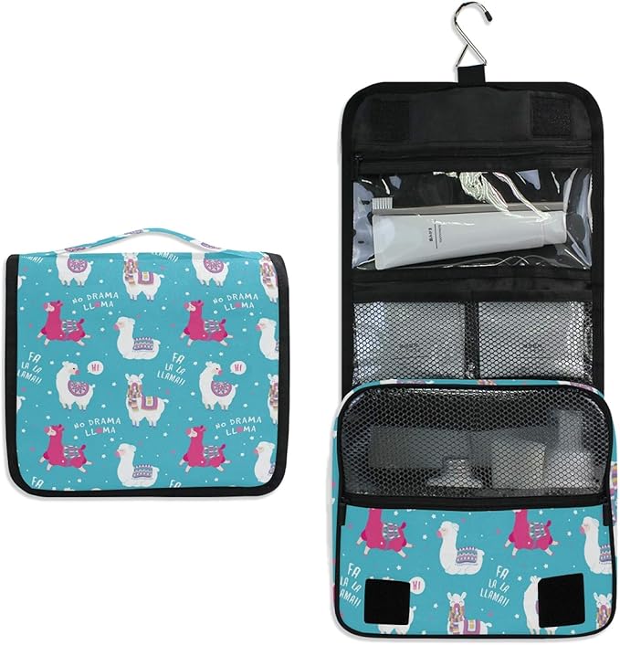 senya Hanging Travel Toiletry Bag Kit Makeup Case Cosmetics Organizer for Men Women