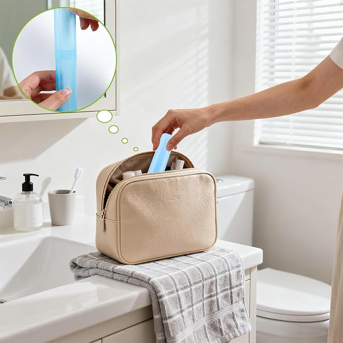 35 Pcs Travel Toothbrush Case, 7 Colors Plastic Portable Toothbrush Storage, Dust-Proof Toothbrushes Case Holder, Breathable Toothbrushes Container for Travel Camping Home School Business