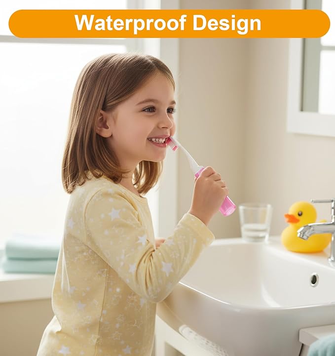 6 Pack Kid Toothbrush, Kids Travel Toothbrush with Case, Soft Bristles Mini Portable for Camping, School, Business Trip & Hiking, 6 Colors