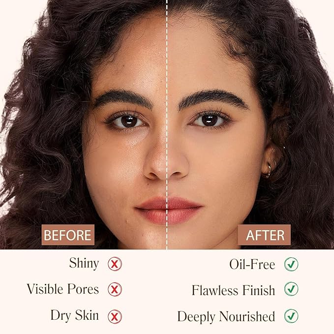 4 in 1 Color Changing Foundation with SPF 50 - Moisturizing Medium-Full Coverage Concealer, Medium Spectrum Foundation Cream, Long-Lasting Lightweight Makeup Liquid, Natural Look Cosmetics