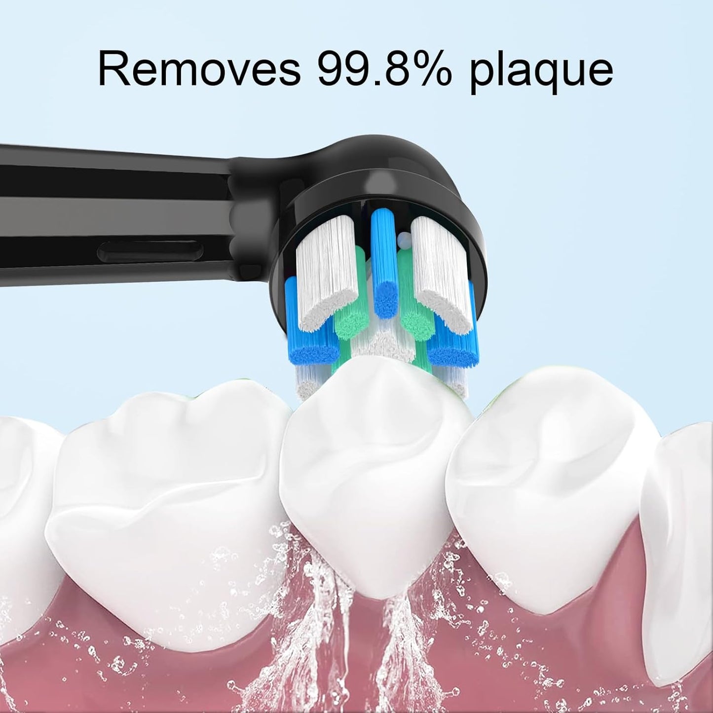 Toothbrush Replacement Heads for IO 2/3/4/5/6/7/8/9/10 Series Electric Toothbrush,Replacement Brush Heads Compatible with Oral B,8 Count