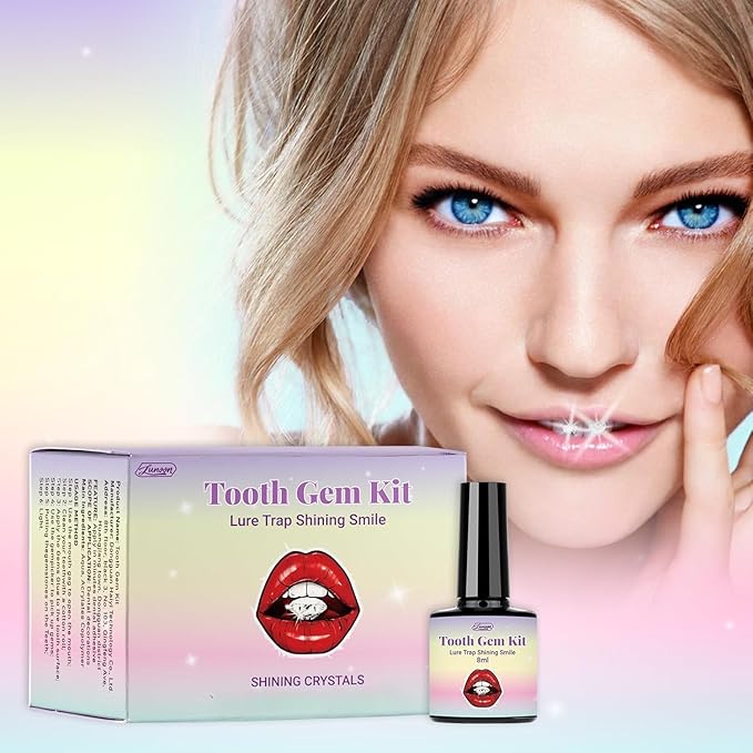 Tooth Gem Kit, DIY Crystals Jewelry Kit Teeth Gems Kit, 2025 New Professional Fashionable Y2k Tooth Gems Kit for Teeth, Teeth Jewelry Starter Kit