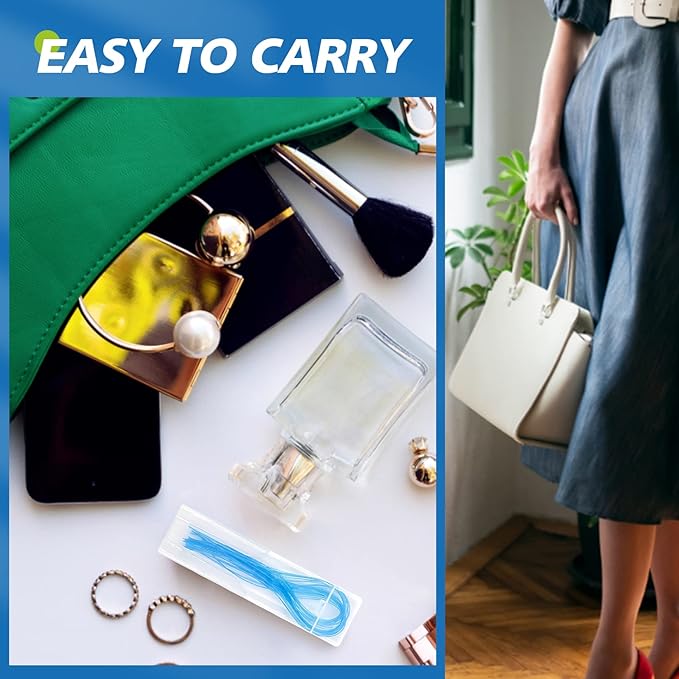 RioRand Floss Threaders, Essential Tool for Maintaining Oral Health with Braces, Bridges, and Implants 400Count (Pack of 4)