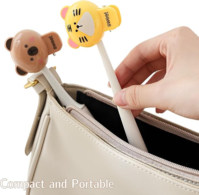 4 Pack Cartoon Tooth Brush Covers – Portable Travel Toothbrush Covers Caps|Toothbrush Cover for Manual & Electric|Suitable for Travel,Camping and Daily Use