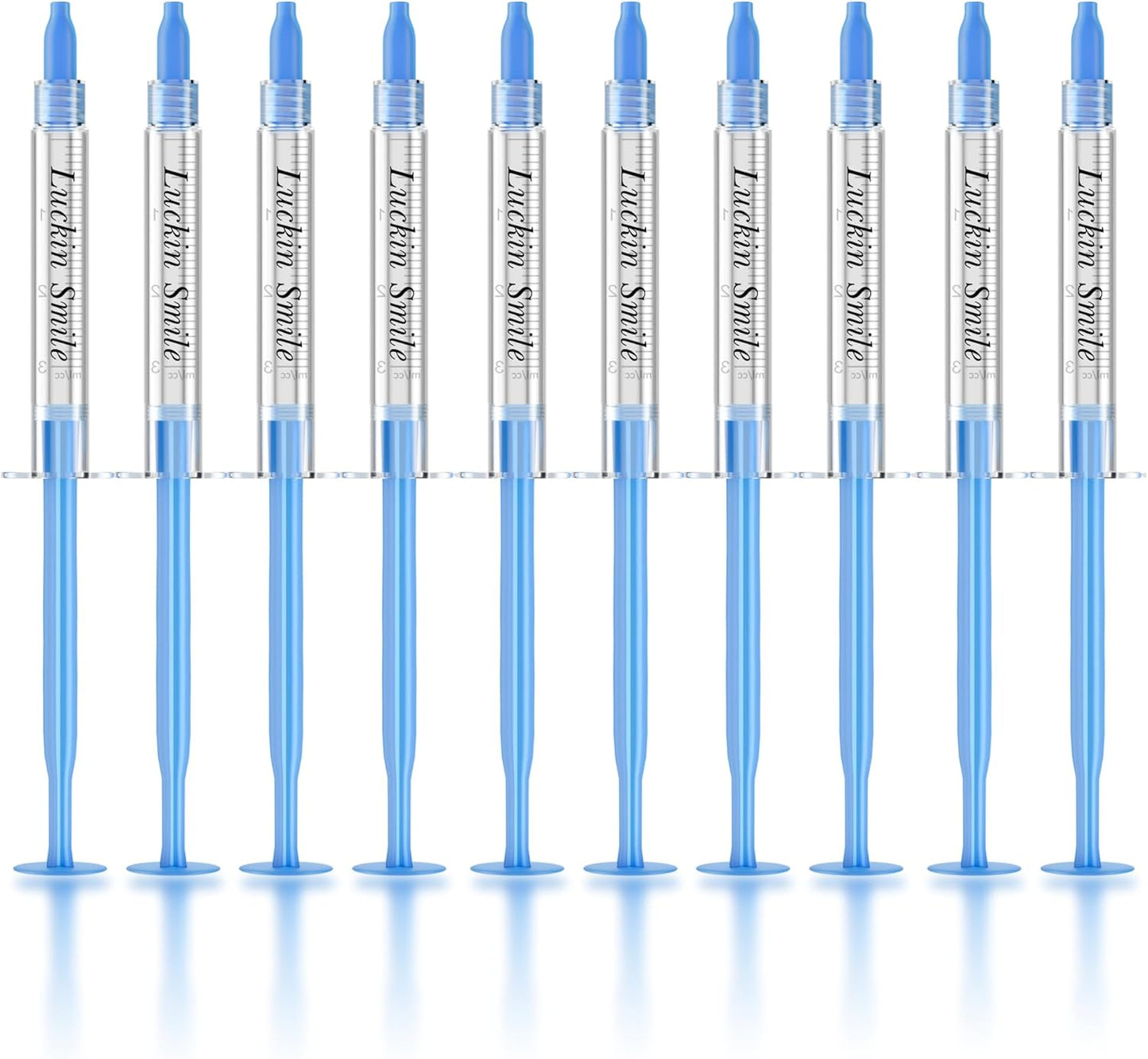 LUCKIN SMILE 10pcs Teeth Whitening Gel Refill with 35% Carbamide Peroxide Suitable for Sensitive Teeth Whitening, Teeth Whiteners Used in Conjunction with Teeth Whitening Kits