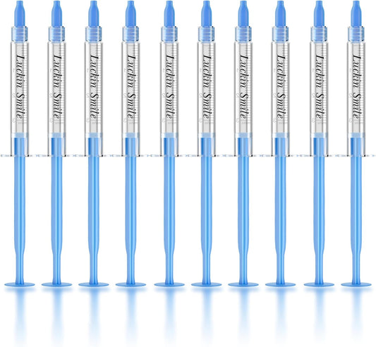 LUCKIN SMILE 10pcs Teeth Whitening Gel Refill with 35% Carbamide Peroxide Suitable for Sensitive Teeth Whitening, Teeth Whiteners Used in Conjunction with Teeth Whitening Kits