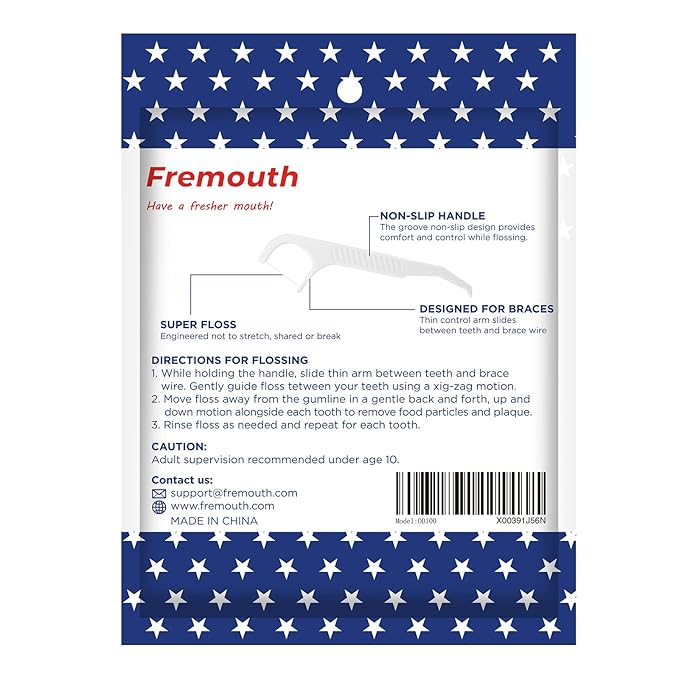 Upgraded Orthodontic Flossers for Braces - Ortho Dental Floss Picks, 100 Count (Pack of 1)